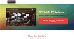 Desktop Screenshot of optimumavsystems.com